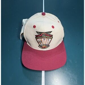 Vintage NWT 90's Indianapolis 500 Indy Racing Snapback Hat Cap May‎ 25 1997 81st